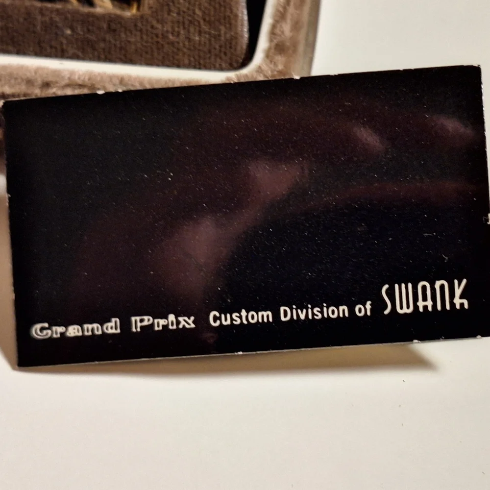 SWANK, Grand Prix | Vintage, Tiger Eye Cuff Links